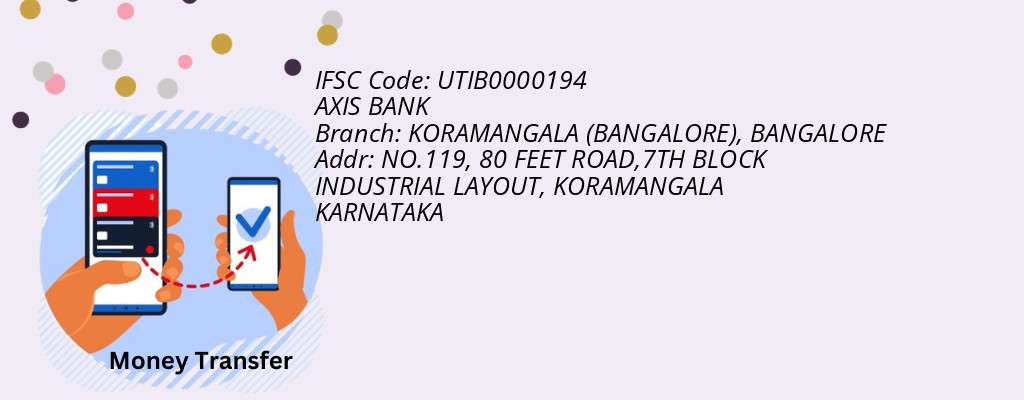 Find AXIS BANK IFSC Code BANGALORE - KORAMANGALA (BANGALORE) Branch Find AXIS BANK IFSC Code BANGALORE - KORAMANGALA (BANGALORE) Branch