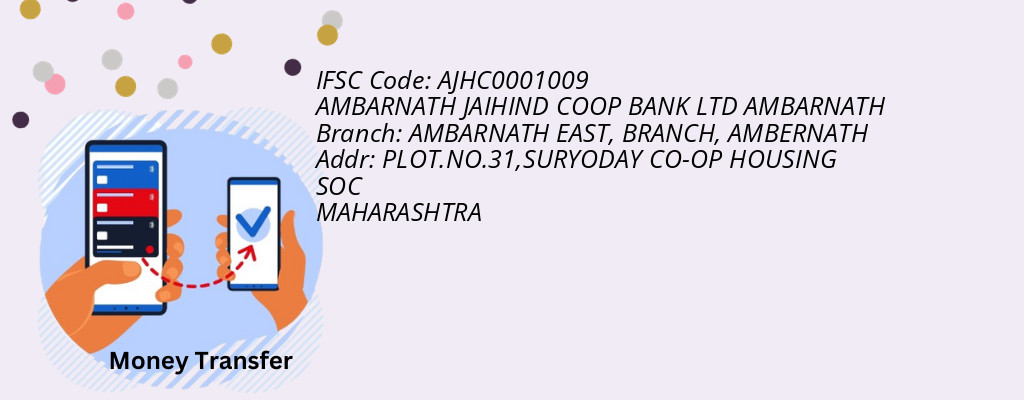 Find AMBARNATH JAIHIND COOP BANK AMBARNATH IFSC Code AMBERNATH - AMBARNATH EAST, BRANCH Branch Find AMBARNATH JAIHIND COOP BANK AMBARNATH IFSC Code AMBERNATH - AMBARNATH EAST, BRANCH Branch