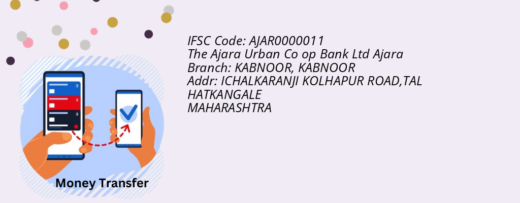 Find The Ajara Urban Co op Bank Ltd Ajara IFSC Code KABNOOR - KABNOOR Branch