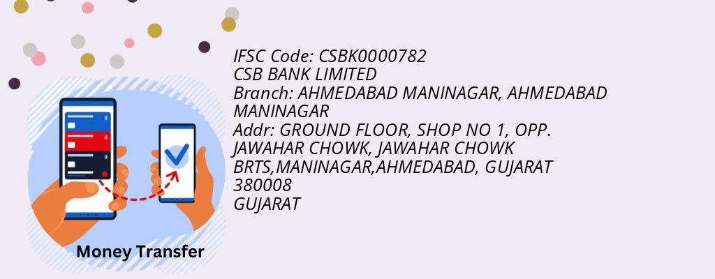 Find CSB BANK IFSC Code AHMEDABAD MANINAGAR - AHMEDABAD MANINAGAR Branch