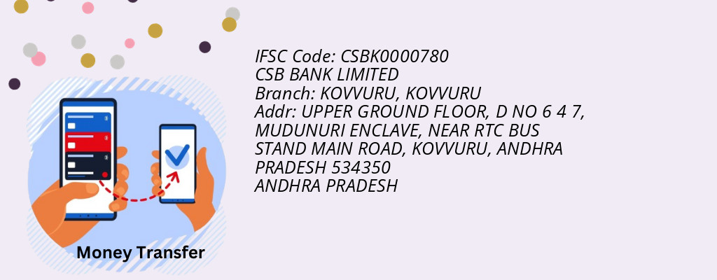 Find CSB BANK IFSC Code KOVVURU - KOVVURU Branch