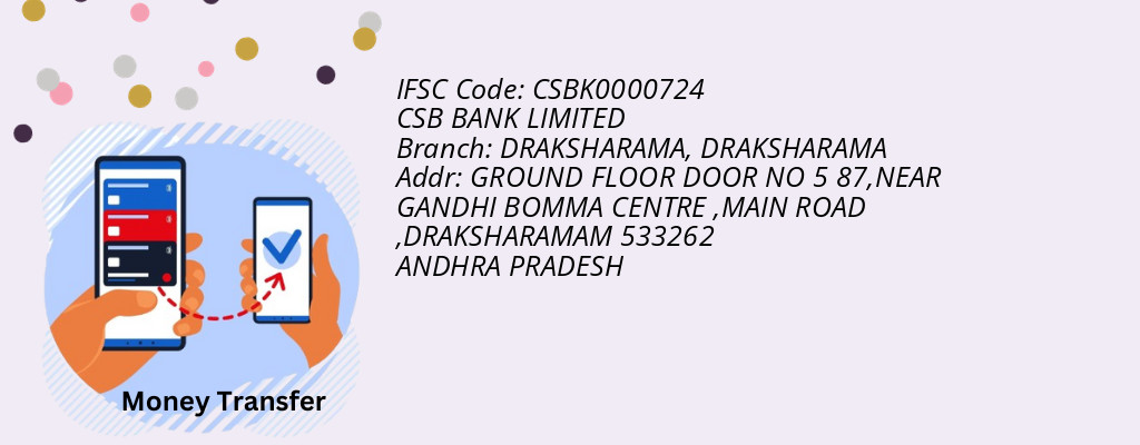 Find CSB BANK IFSC Code DRAKSHARAMA - DRAKSHARAMA Branch Find CSB BANK IFSC Code DRAKSHARAMA - DRAKSHARAMA Branch