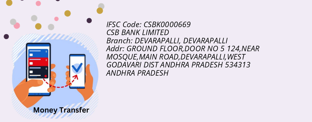 Find CSB BANK IFSC Code DEVARAPALLI - DEVARAPALLI Branch Find CSB BANK IFSC Code DEVARAPALLI - DEVARAPALLI Branch