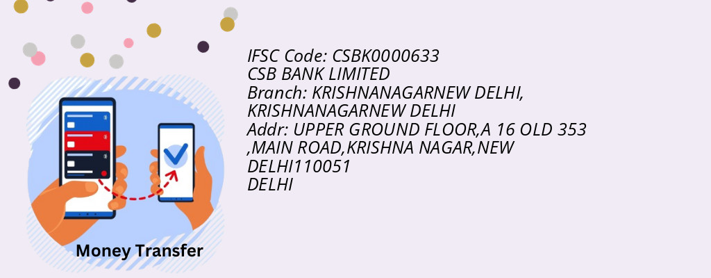 Find CSB BANK IFSC Code KRISHNANAGARNEW DELHI - KRISHNANAGARNEW DELHI Branch Find CSB BANK IFSC Code KRISHNANAGARNEW DELHI - KRISHNANAGARNEW DELHI Branch