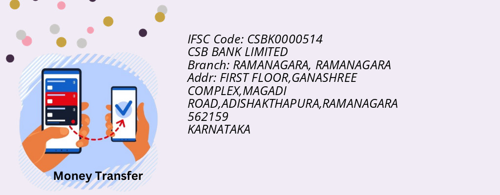 Find CSB BANK IFSC Code RAMANAGARA - RAMANAGARA Branch