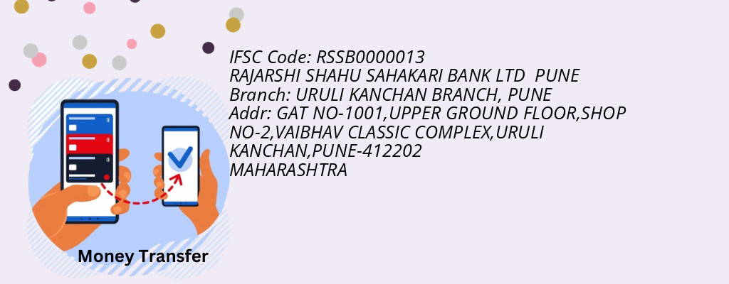 Find RAJARSHI SHAHU SAHAKARI BANK PUNE IFSC Code PUNE - URULI KANCHAN BRANCH Branch Find RAJARSHI SHAHU SAHAKARI BANK PUNE IFSC Code PUNE - URULI KANCHAN BRANCH Branch