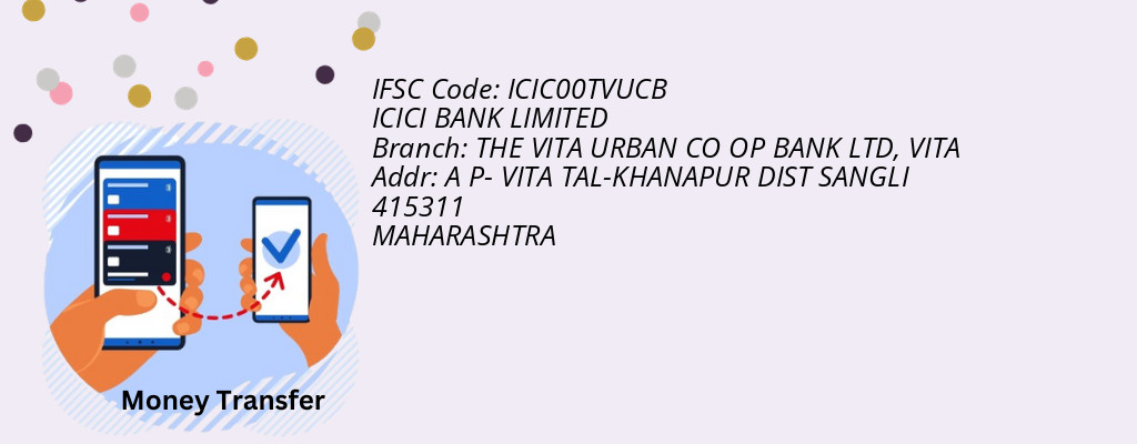 Find ICICI BANK IFSC Code VITA - THE VITA URBAN CO OP BANK LTD Branch Find ICICI BANK IFSC Code VITA - THE VITA URBAN CO OP BANK LTD Branch