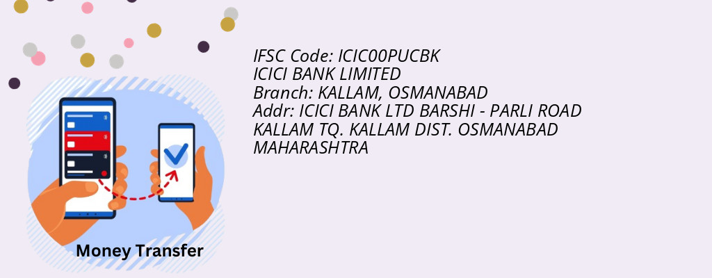 Find ICICI BANK IFSC Code OSMANABAD - KALLAM Branch