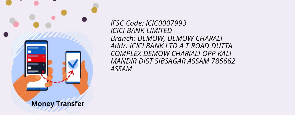 Find ICICI BANK IFSC Code DEMOW CHARALI - DEMOW Branch