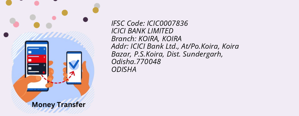 Find ICICI BANK IFSC Code KOIRA - KOIRA Branch
