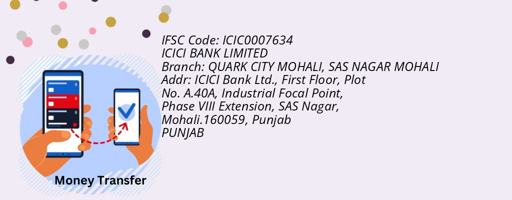 Find ICICI BANK IFSC Code SAS NAGAR MOHALI - QUARK CITY MOHALI Branch