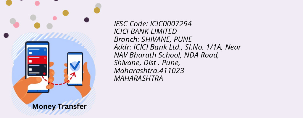 Find ICICI BANK IFSC Code PUNE - SHIVANE Branch