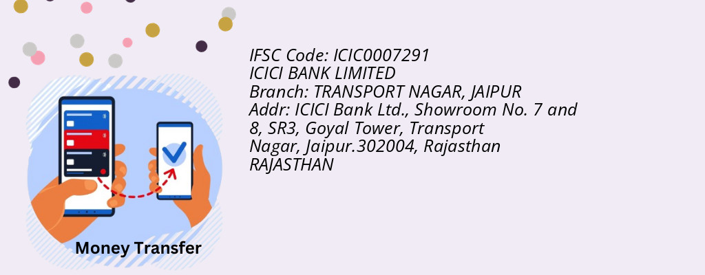 Find ICICI BANK IFSC Code JAIPUR - TRANSPORT NAGAR Branch