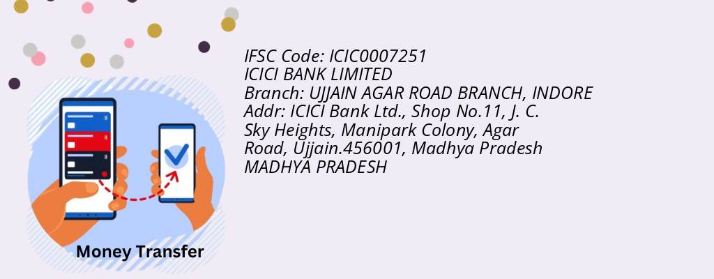 Find ICICI BANK IFSC Code INDORE - UJJAIN AGAR ROAD BRANCH Branch
