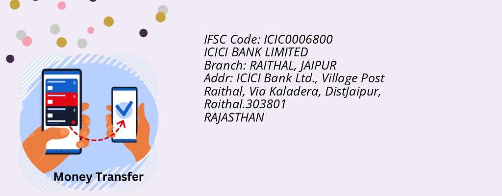 Find ICICI BANK IFSC Code JAIPUR - RAITHAL Branch