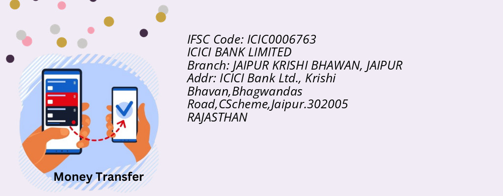 Find ICICI BANK IFSC Code JAIPUR - JAIPUR KRISHI BHAWAN Branch