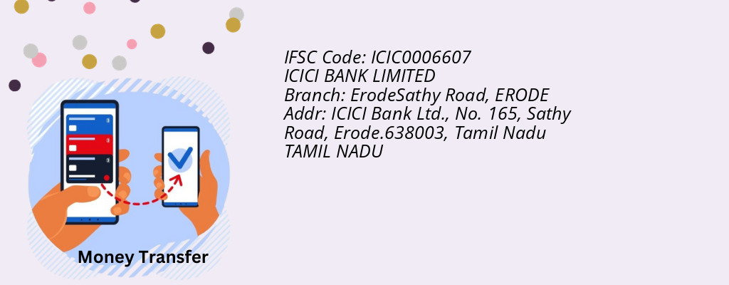 Find ICICI BANK IFSC Code ERODE - ErodeSathy Road Branch