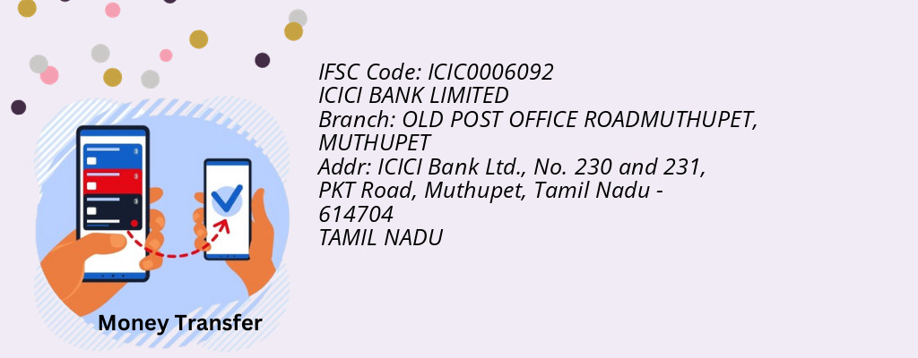 Find ICICI BANK IFSC Code MUTHUPET - OLD POST OFFICE ROADMUTHUPET Branch