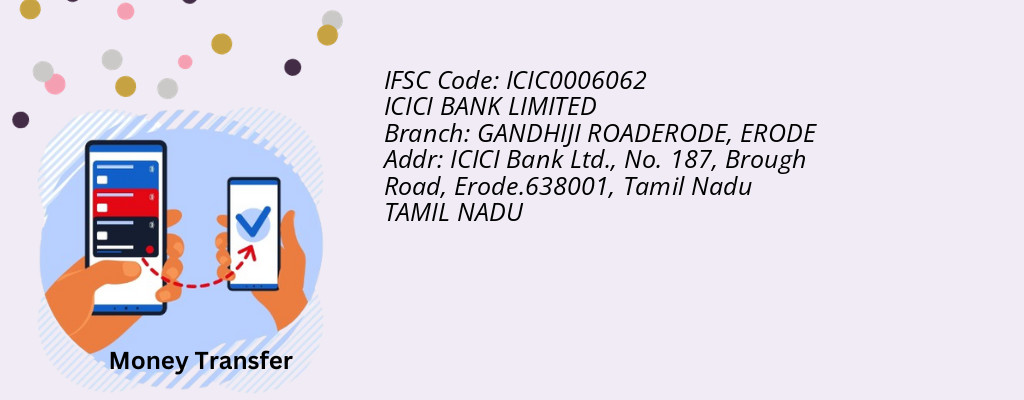 Find ICICI BANK IFSC Code ERODE - GANDHIJI ROADERODE Branch