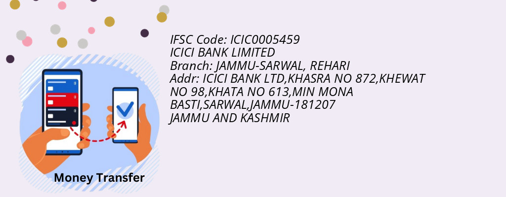 Find ICICI BANK IFSC Code REHARI - JAMMU-SARWAL Branch