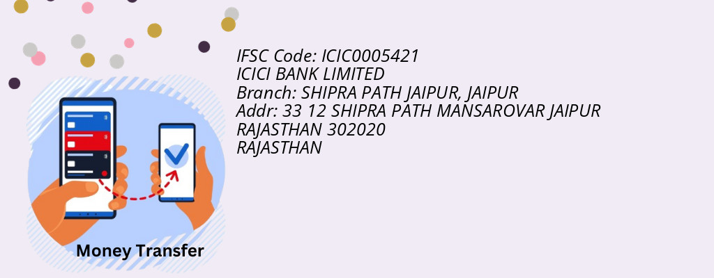 Find ICICI BANK IFSC Code JAIPUR - SHIPRA PATH JAIPUR Branch