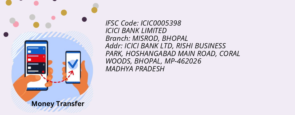 Find ICICI BANK IFSC Code BHOPAL - MISROD Branch