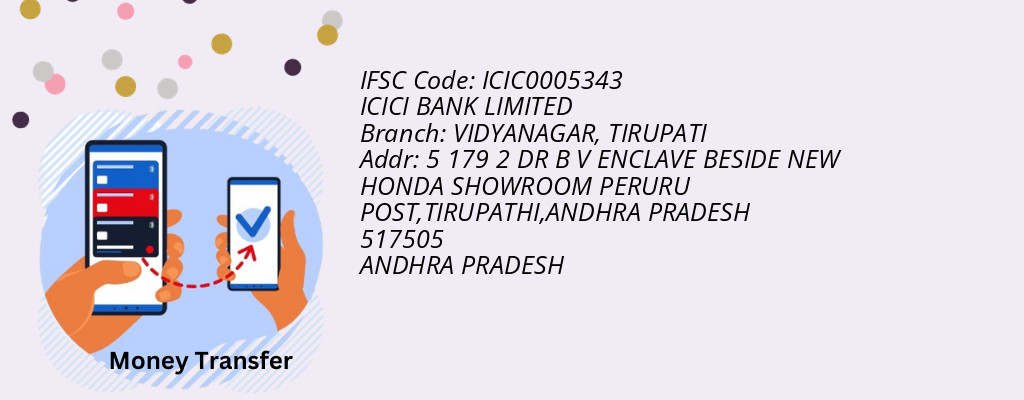 Find ICICI BANK IFSC Code TIRUPATI - VIDYANAGAR Branch Find ICICI BANK IFSC Code TIRUPATI - VIDYANAGAR Branch