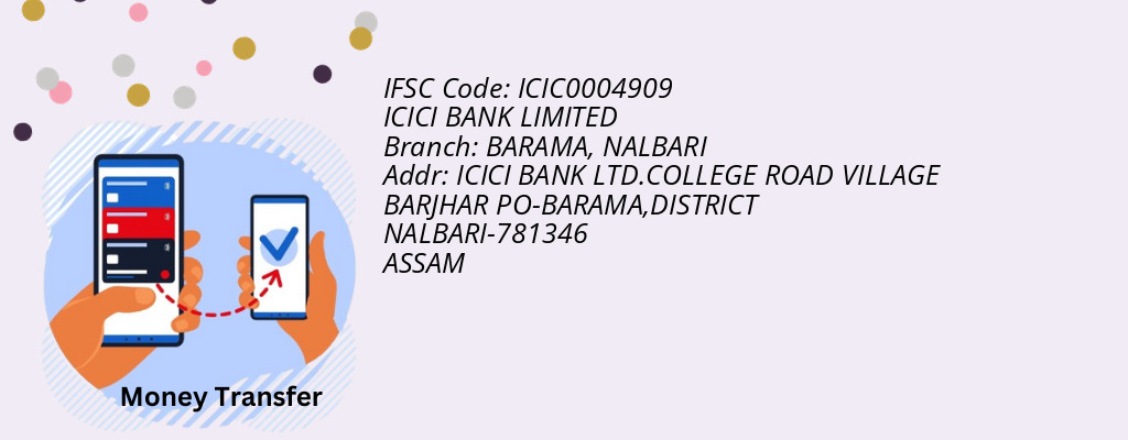 Find ICICI BANK IFSC Code NALBARI - BARAMA Branch
