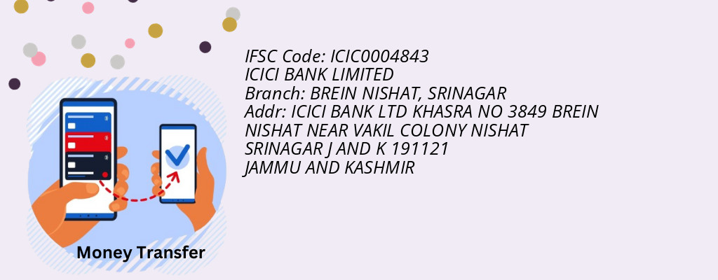 Find ICICI BANK IFSC Code SRINAGAR - BREIN NISHAT Branch Find ICICI BANK IFSC Code SRINAGAR - BREIN NISHAT Branch