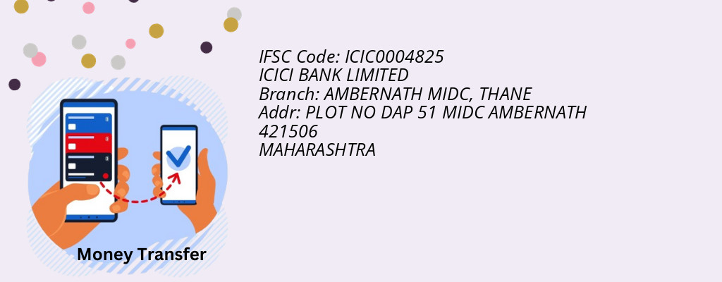 Find ICICI BANK IFSC Code THANE - AMBERNATH MIDC Branch