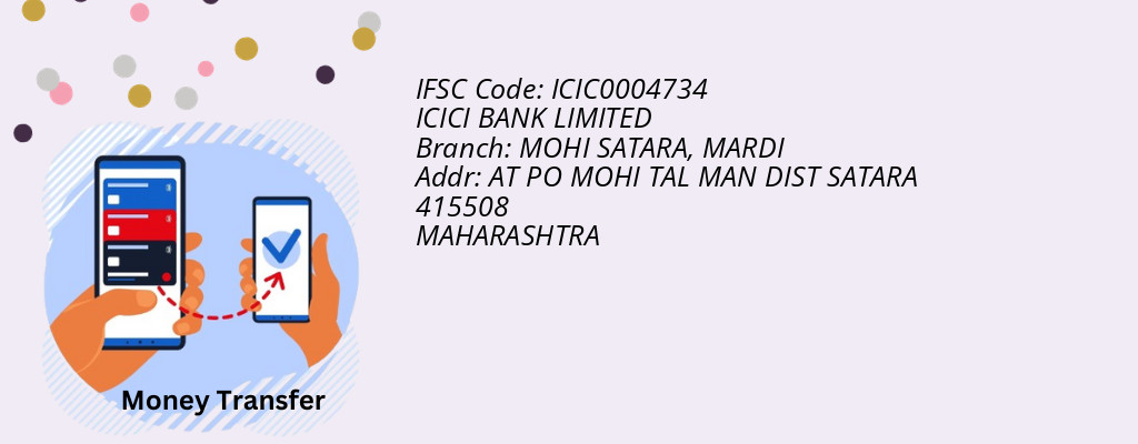 Find ICICI BANK IFSC Code MARDI - MOHI SATARA Branch