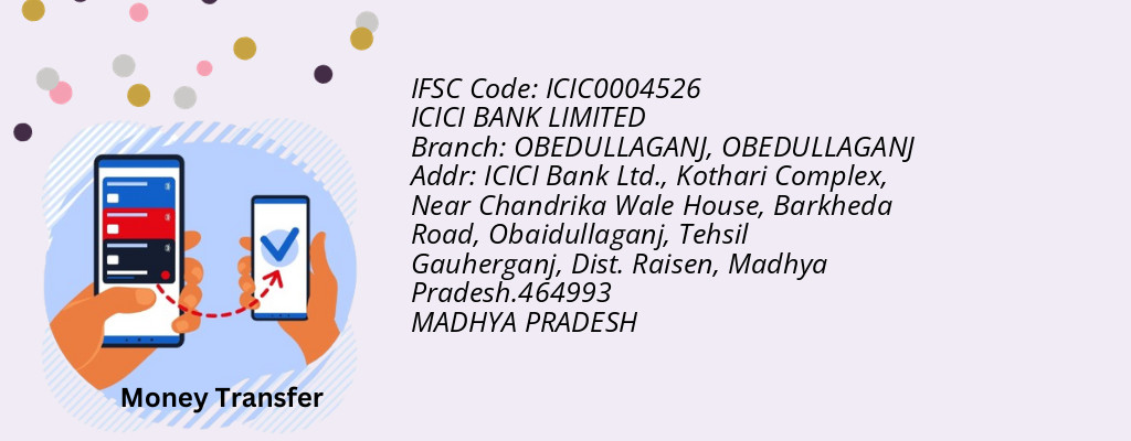 Find ICICI BANK IFSC Code OBEDULLAGANJ - OBEDULLAGANJ Branch