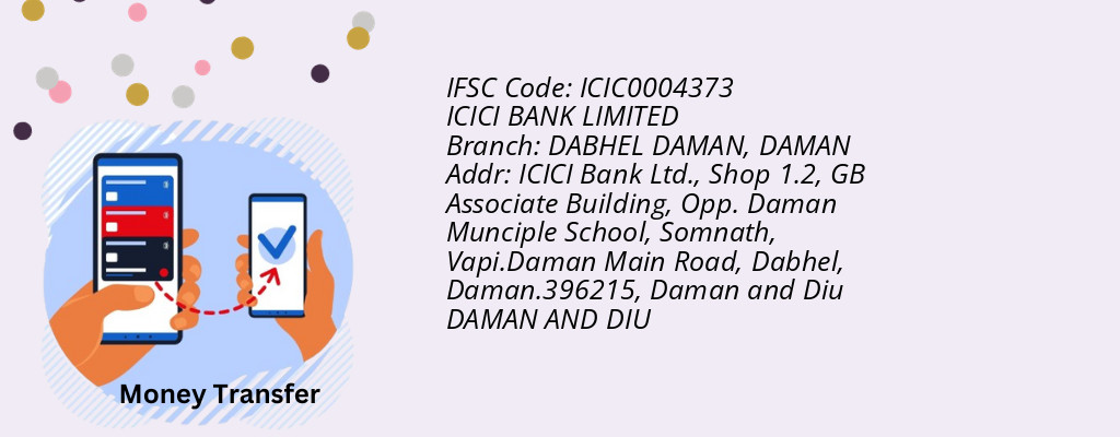 Find ICICI BANK IFSC Code DAMAN - DABHEL DAMAN Branch