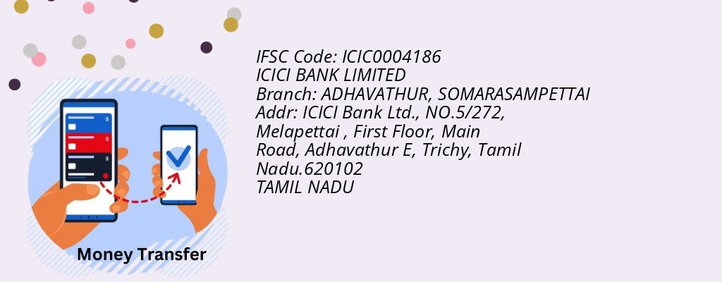Find ICICI BANK IFSC Code SOMARASAMPETTAI - ADHAVATHUR Branch