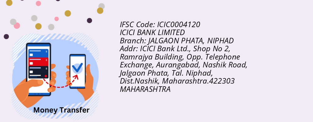 Find ICICI BANK IFSC Code NIPHAD - JALGAON PHATA Branch