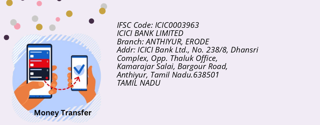 Find ICICI BANK IFSC Code ERODE - ANTHIYUR Branch