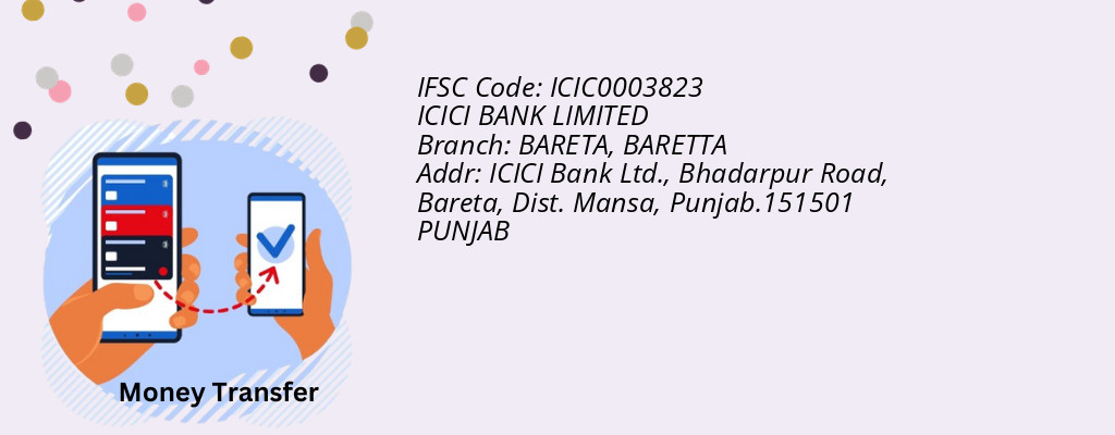 Find ICICI BANK IFSC Code BARETTA - BARETA Branch Find ICICI BANK IFSC Code BARETTA - BARETA Branch