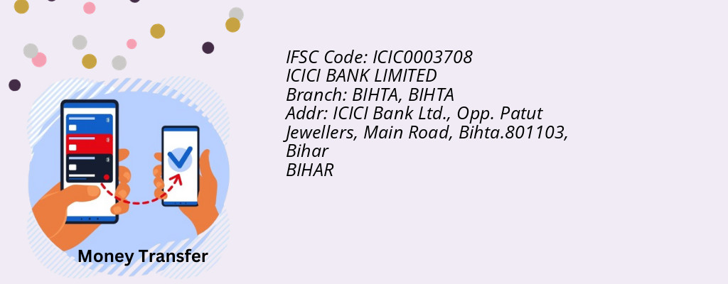 Find ICICI BANK IFSC Code BIHTA - BIHTA Branch