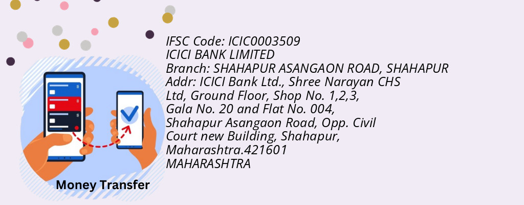 Find ICICI BANK IFSC Code SHAHAPUR - SHAHAPUR ASANGAON ROAD Branch Find ICICI BANK IFSC Code SHAHAPUR - SHAHAPUR ASANGAON ROAD Branch