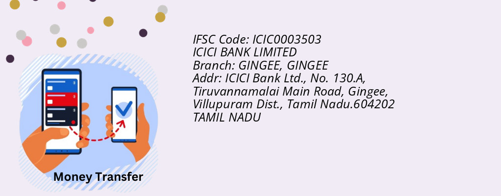 Find ICICI BANK IFSC Code GINGEE - GINGEE Branch Find ICICI BANK IFSC Code GINGEE - GINGEE Branch