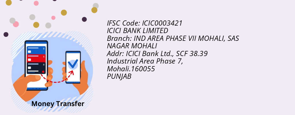 Find ICICI BANK IFSC Code SAS NAGAR MOHALI - IND AREA PHASE VII MOHALI Branch Find ICICI BANK IFSC Code SAS NAGAR MOHALI - IND AREA PHASE VII MOHALI Branch