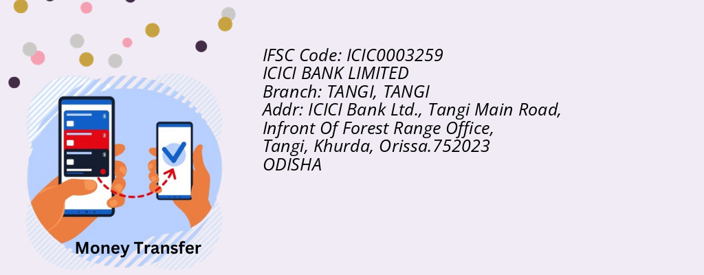Find ICICI BANK IFSC Code TANGI - TANGI Branch Find ICICI BANK IFSC Code TANGI - TANGI Branch
