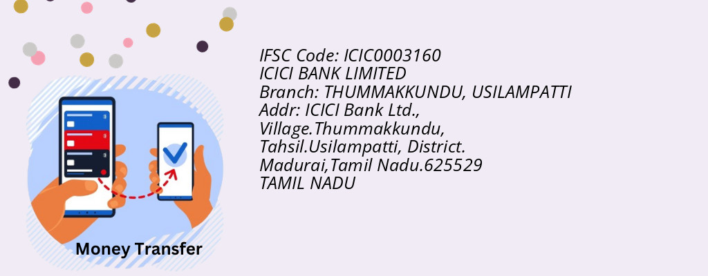Find ICICI BANK IFSC Code USILAMPATTI - THUMMAKKUNDU Branch Find ICICI BANK IFSC Code USILAMPATTI - THUMMAKKUNDU Branch