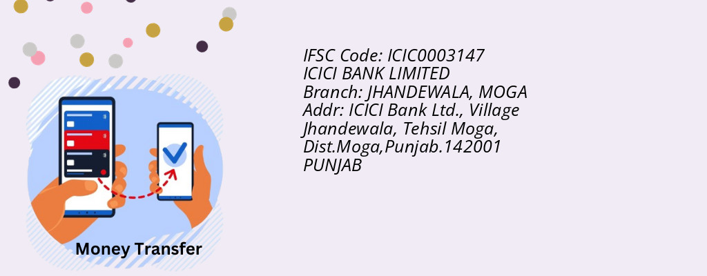 Find ICICI BANK IFSC Code MOGA - JHANDEWALA Branch