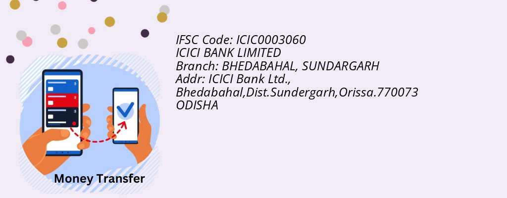 Find ICICI BANK IFSC Code SUNDARGARH - BHEDABAHAL Branch