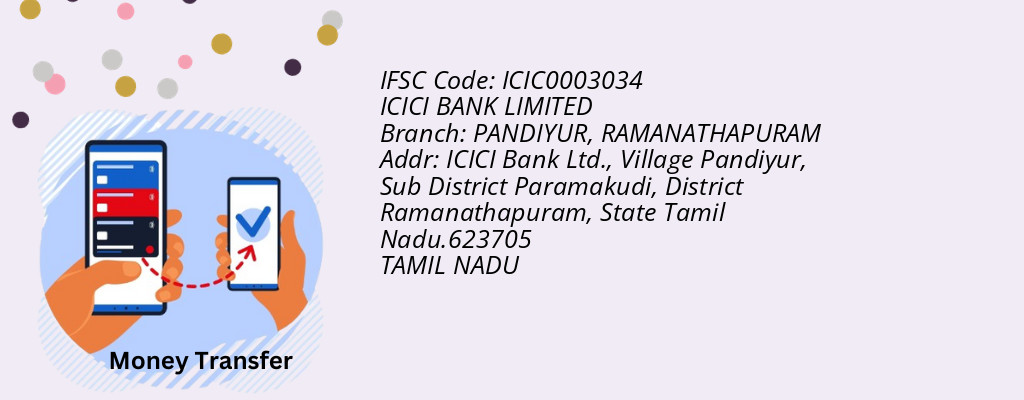 Find ICICI BANK IFSC Code RAMANATHAPURAM - PANDIYUR Branch