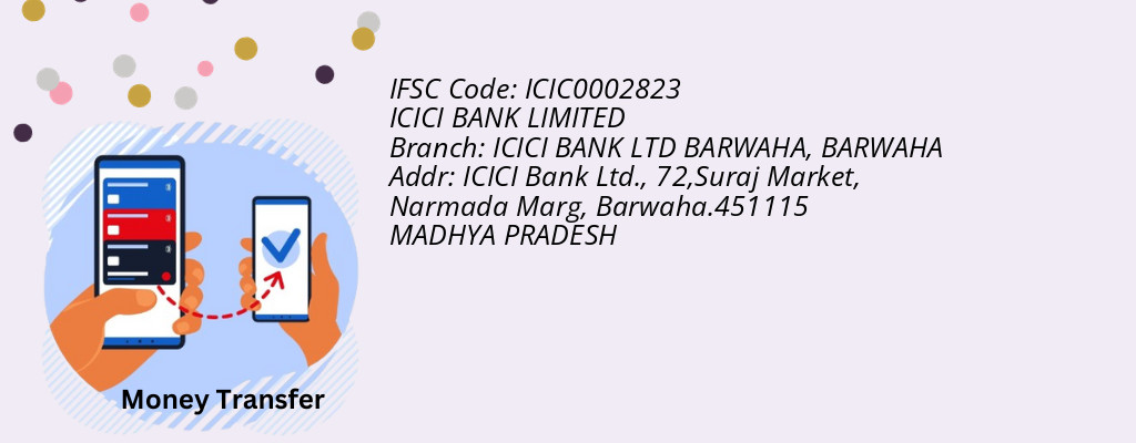 Find ICICI BANK IFSC Code BARWAHA - ICICI BANK LTD BARWAHA Branch