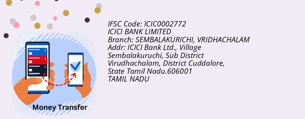 Find ICICI BANK IFSC Code VRIDHACHALAM - SEMBALAKURICHI Branch