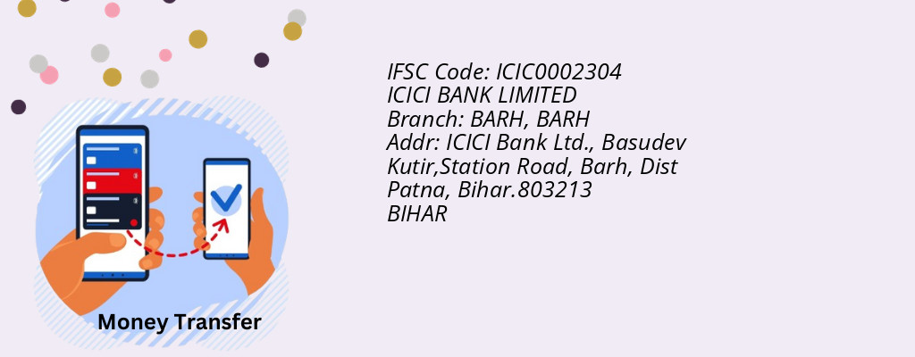 Find ICICI BANK IFSC Code BARH - BARH Branch