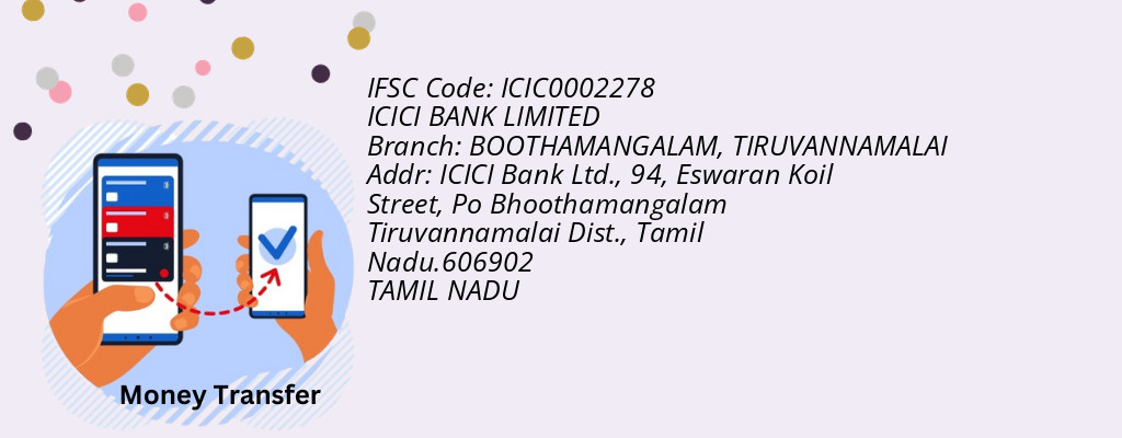 Find ICICI BANK IFSC Code TIRUVANNAMALAI - BOOTHAMANGALAM Branch
